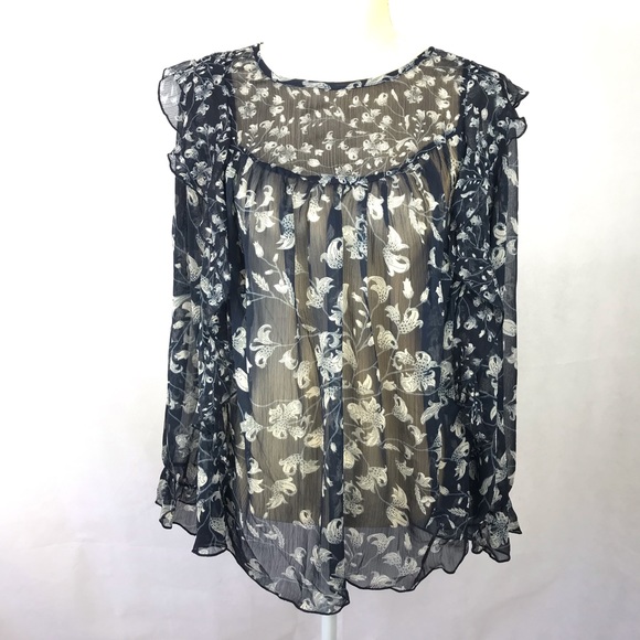 Lucky Brand Tops - Lucky Brand ruffled blouse 1X